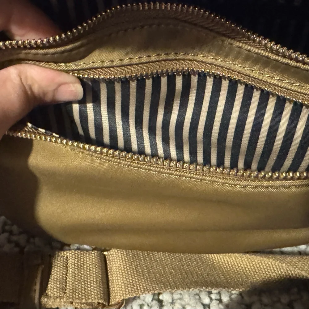 Ello Kahki Crossbody Bag with Gold hardware - Picture 8 of 14